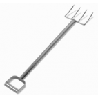 44" Stainless Steel Fork - 4 Short Tines